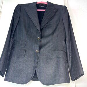 Dolce & Gabbana Pinstripe Blazer Sz 46 (US 12)